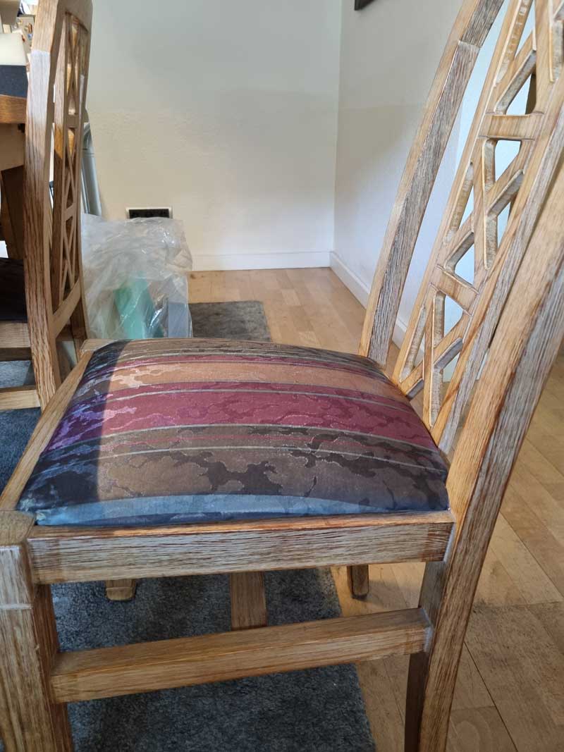 Stuhl restauriert
